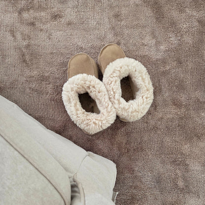 Fårskinnstofflor Handgjorda Beige