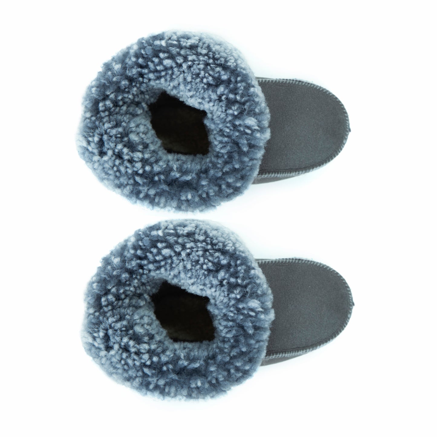 Fårskinnstofflor Handgjorda Grå - Barn